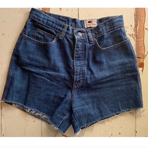 vintage Calvin Klein high waist cut offs - Picture 2 of 15